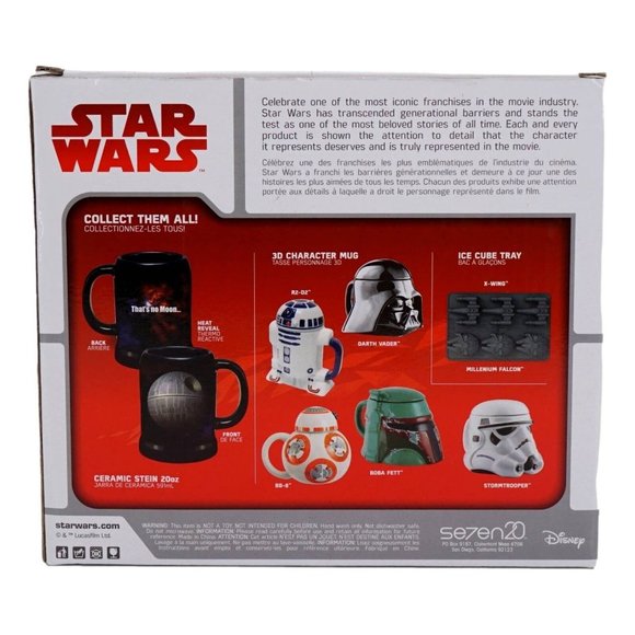 Disney Star Wars Darth Vader Mug with Lid 3D Character Coffee Black - Picture 4 of 5